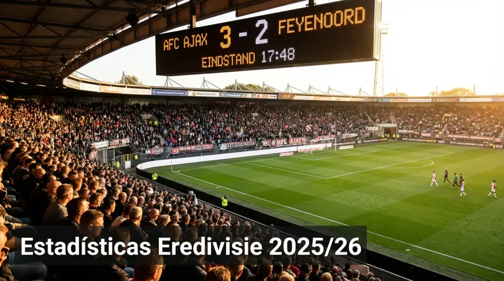 Estadísticas de la Eredivisie para apuestas en la temporada 2026/26
